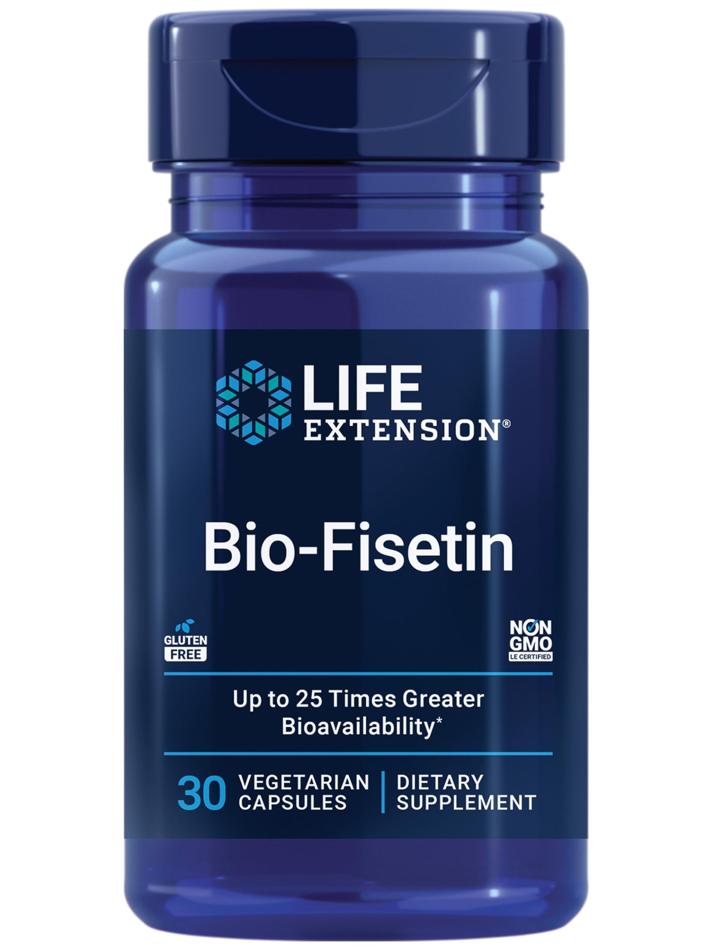 Pre-Order | Arrives in 5–10 Days – Life Extension Bio-Fisetin, Fisetin, galactomannans from Fenugreek Seed, Cellular Health, Cognitive Health, Longevity, Gluten-Free, Vegetarian, Non-GMO, 30 Vegetarian Capsules