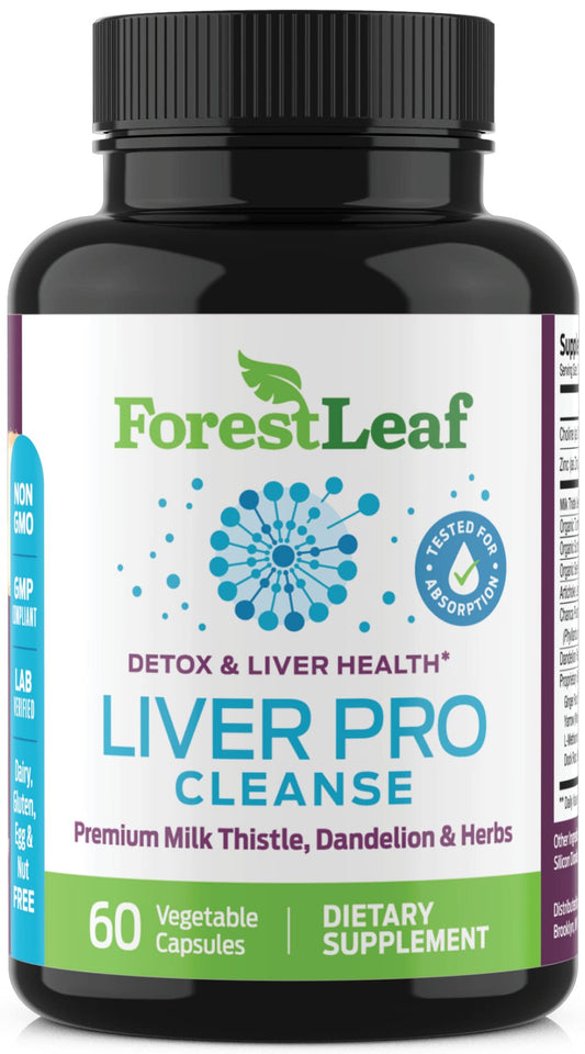 Pre-Order | Arrives in 5–10 Days – Liver Cleanse Detox & Repair - Fatty Liver Repair Detox Complex Supplement w/Choline, Zinc, Milk Thistle, Dandelion Root, Turmeric, Burdock, Artichoke - Liver Support Supplement | 60 Caps