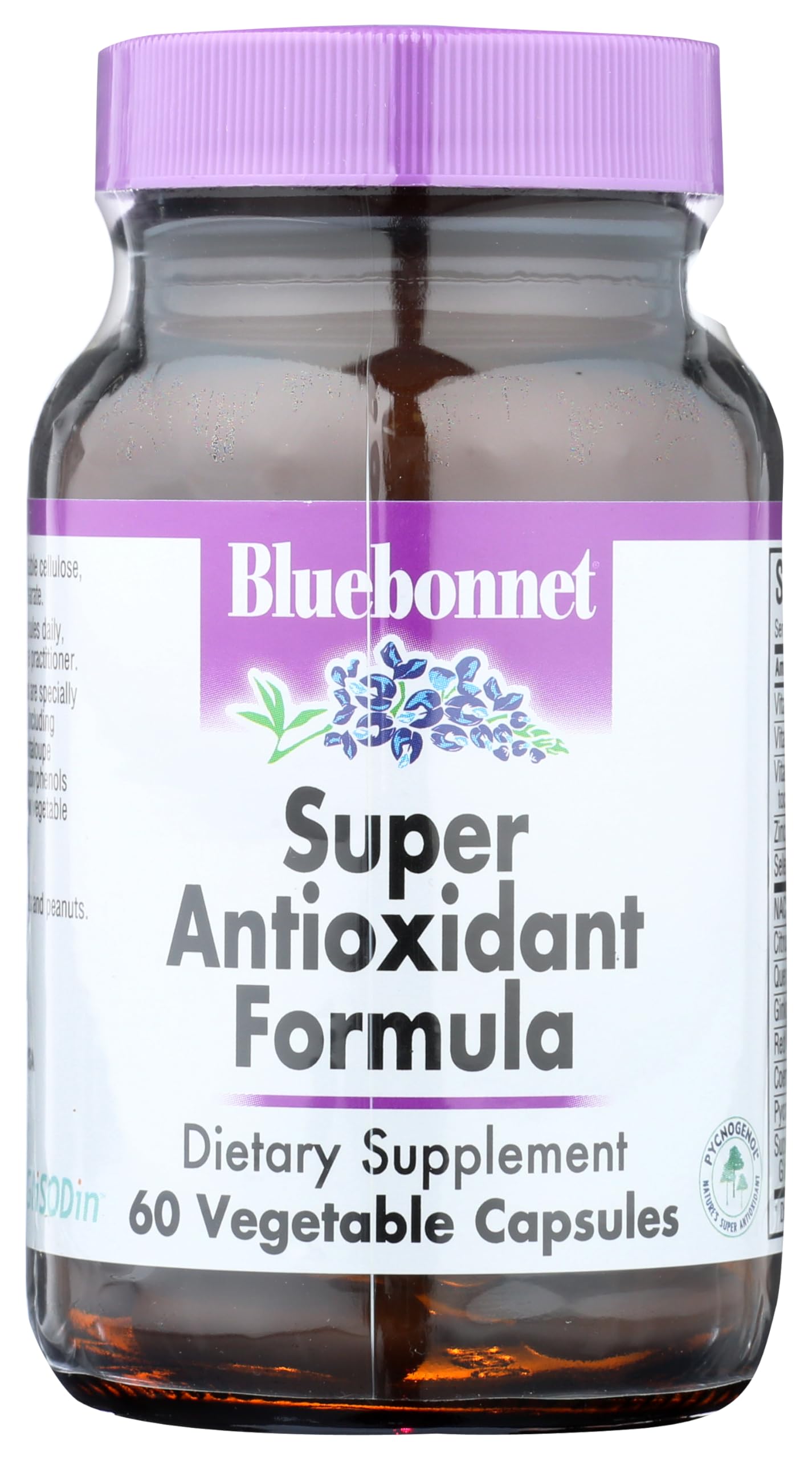 Pre-Order | Arrives in 5–10 Days – BlueBonnet Super Antioxidant Formula Vegetarian Capsules, 60 Count, White