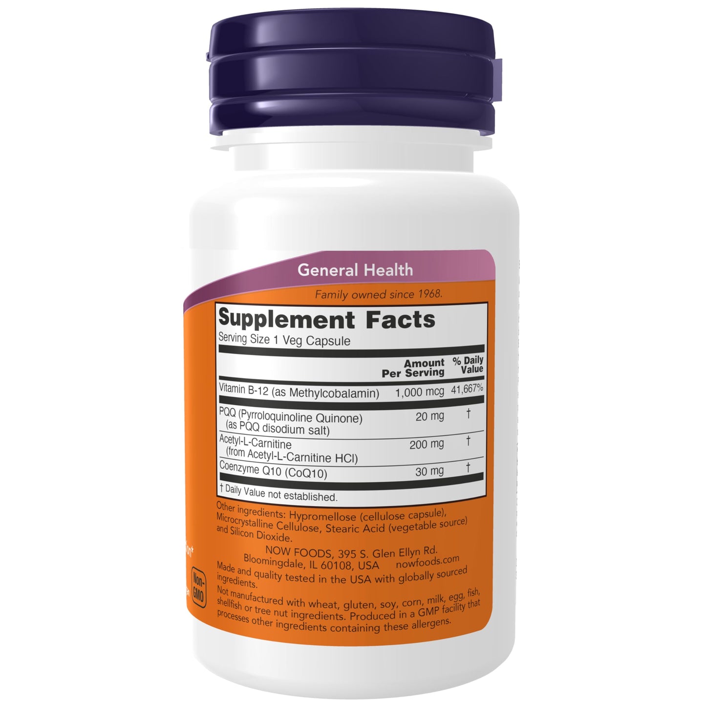 Pre-Order | Arrives in 5–10 Days – NOW Foods Supplements, PQQ Energy, Free Radical Scavenger*, Cognitive Support*, 30 Veg Capsules