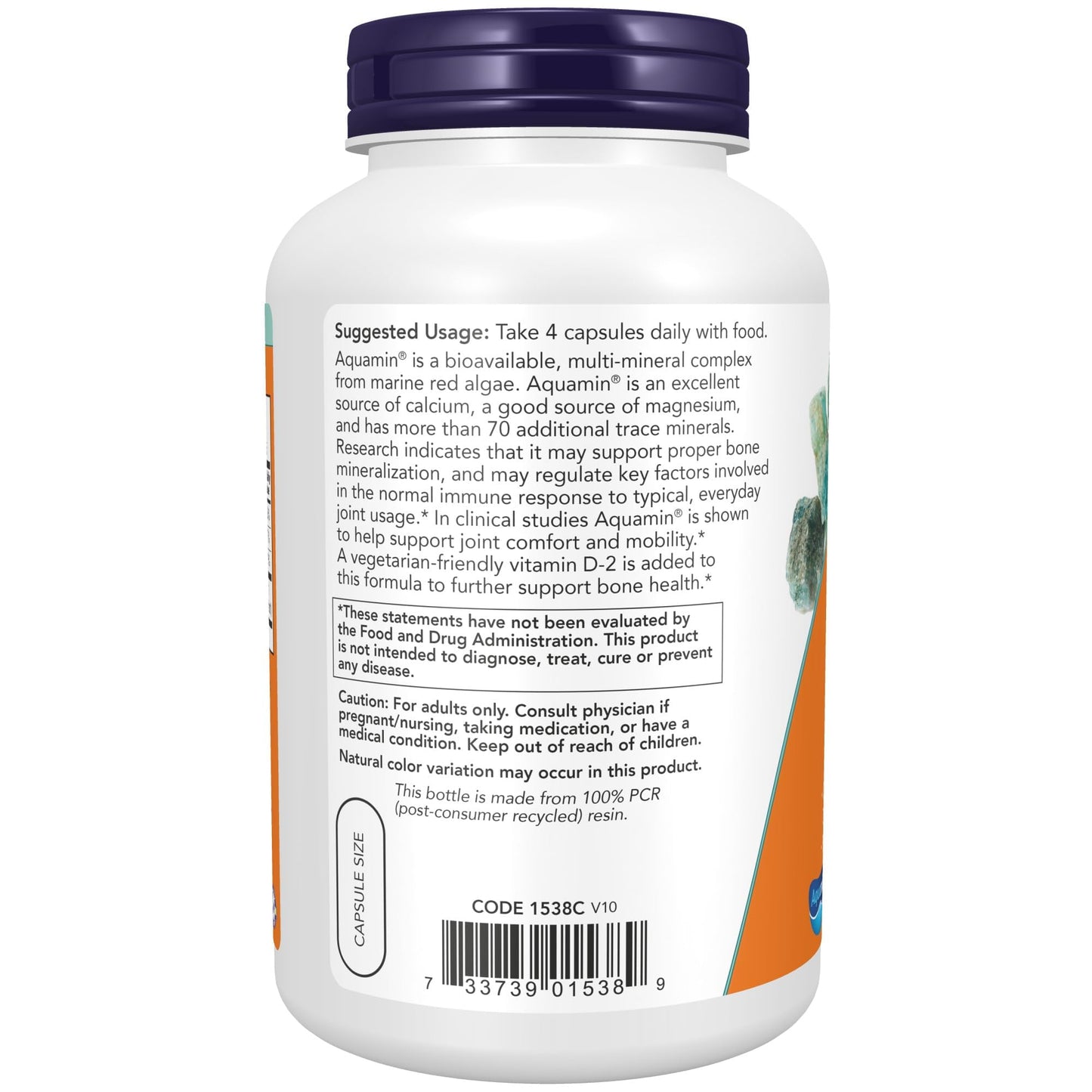 Pre-Order | Arrives in 5–10 Days – NOW Foods Supplements, Red Mineral Algae Plus Vitamin D-2, Joint Health*, 180 Veg Capsules