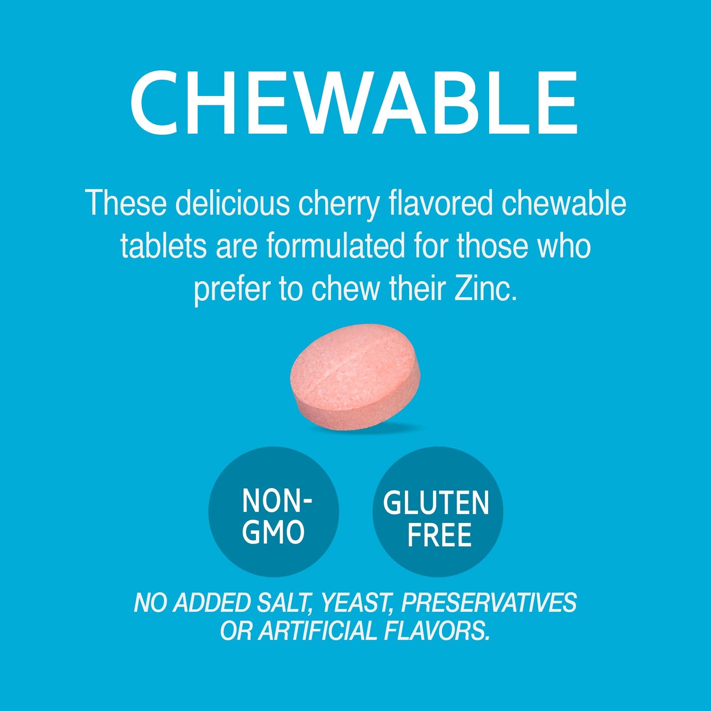 Pre-Order | Arrives in 5–10 Days – 21st Century Zinc Chewable Withc & B6 - Cherry, 90 Count