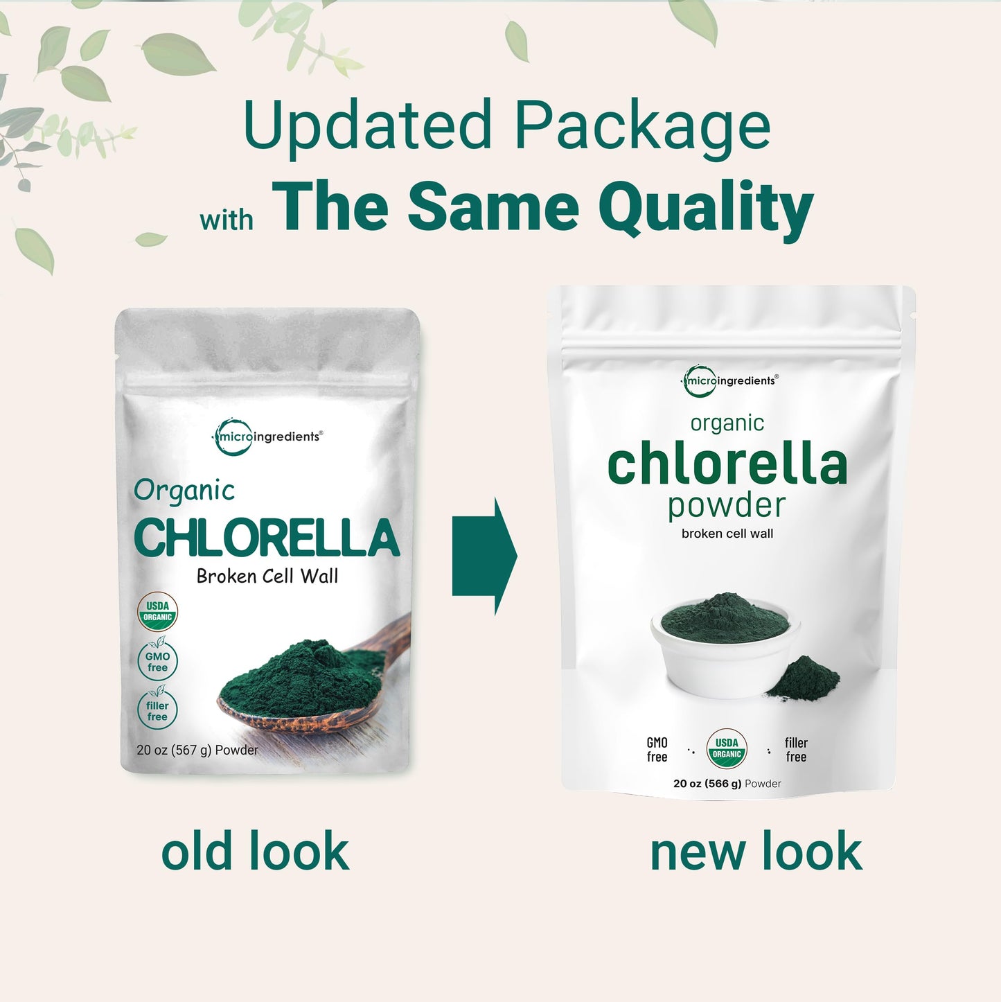 Pre-Order | Arrives in 5–10 Days – Micro Ingredients Organic Chlorella Powder, 20 Ounces | Broken Cell Wall for Complete Absorption | Raw Superfood Supplement, Rich in Protein & Vitamins | Non-GMO, Vegan, Non-Irradiated
