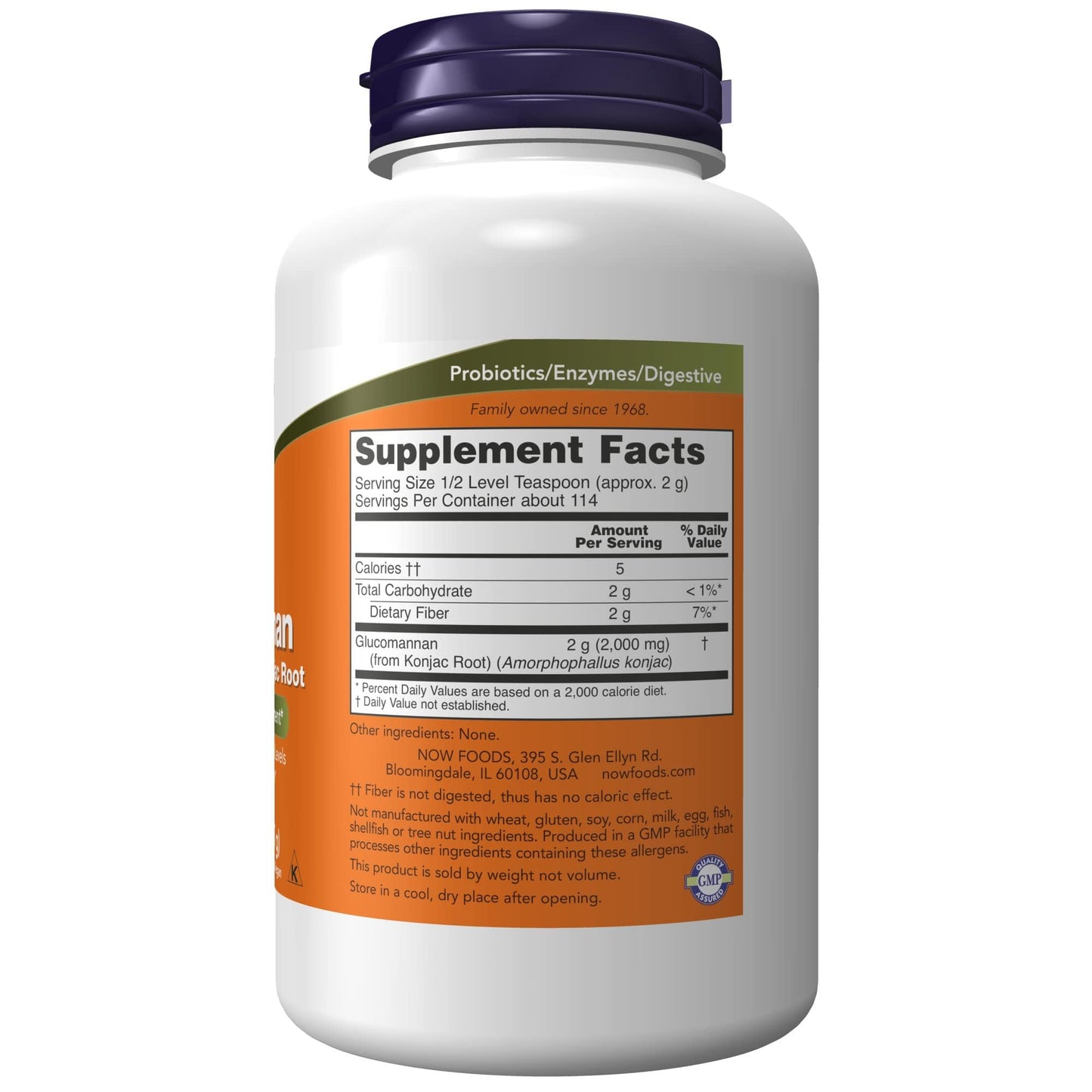 Pre-Order | Arrives in 5–10 Days – NOW Foods Supplements, Glucomannan (Amorphophallus konjac) Pure Powder, Supports Regularity*, Healthy Weight Management*, 8 Ounce (Pack of 1)