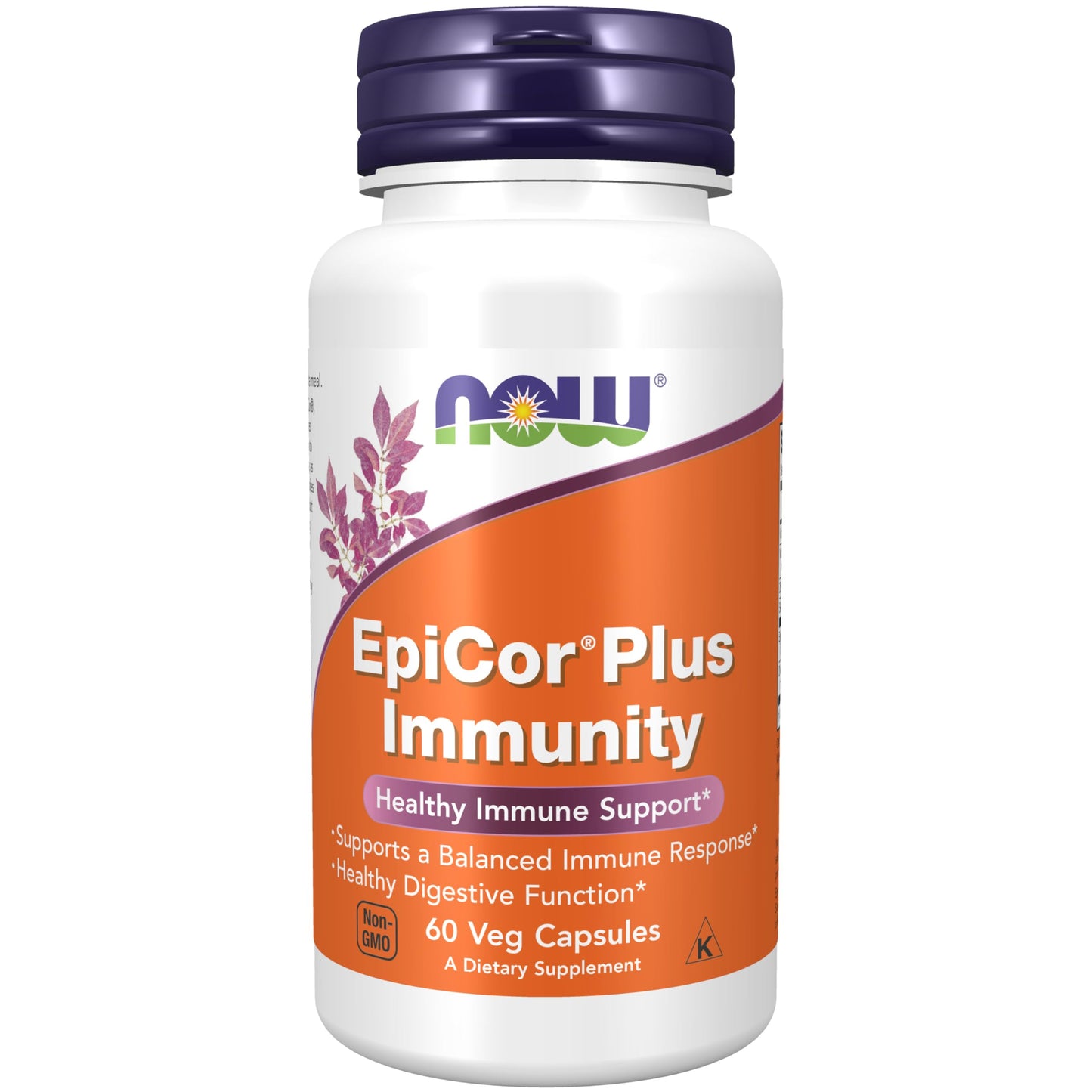 Pre-Order | Arrives in 5–10 Days – NOW Foods Supplements, EpiCor® Plus Immunity with Vitamin C, Healthy Immune Support*, 60 Veg Capsules