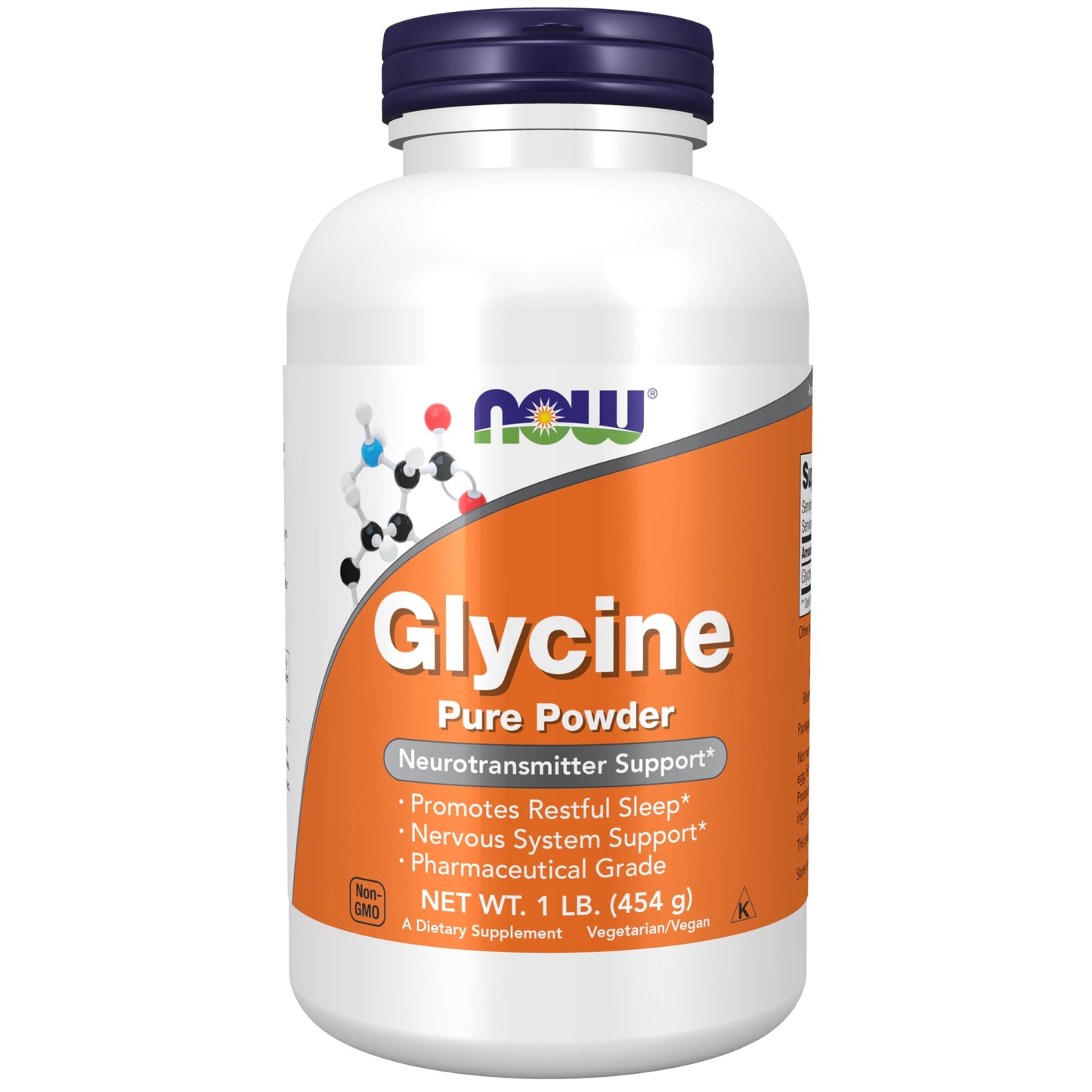 Pre-Order | Arrives in 5–10 Days – NOW Foods Supplements, Glycine Pure Powder, Promotes Restful Sleep*, Neurotransmitter Support*, 1-Pound