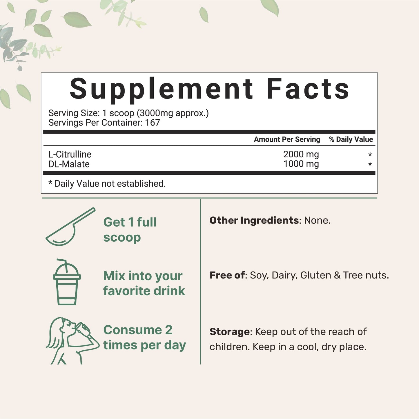 Pre-Order | Arrives in 5–10 Days – Pure L Citrulline Malate 2:1 Powder, 500 Grams, Filler Free, Vegan Citrulline Supplement and Citrulline Nitrate, Supports Muscle Performance, Endurance and Strength, Unflavored, Dissolve Easily