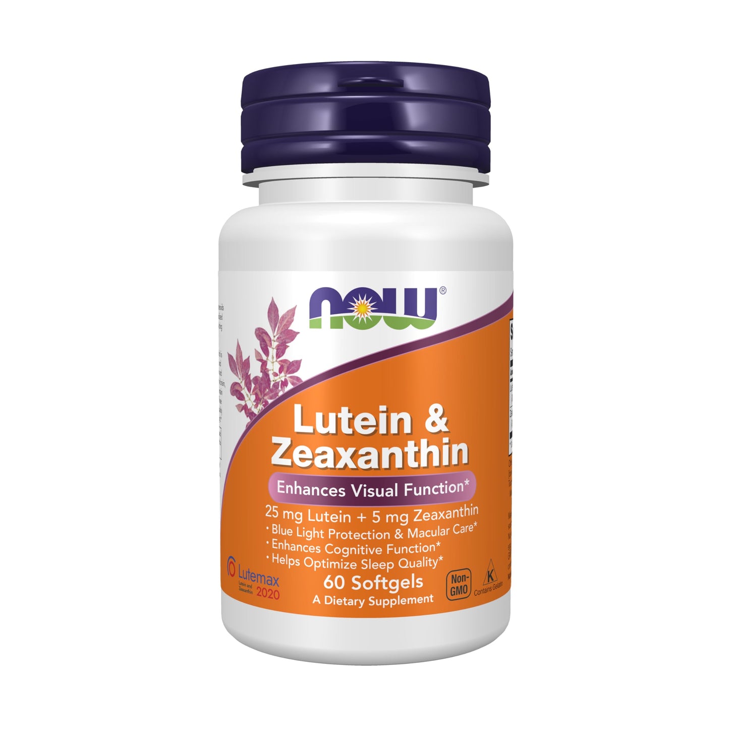Pre-Order | Arrives in 5–10 Days – NOW Foods Supplements, Lutein & Zeaxanthin with 25 mg Lutein and 5 mg Zeaxanthin, 60 Softgels