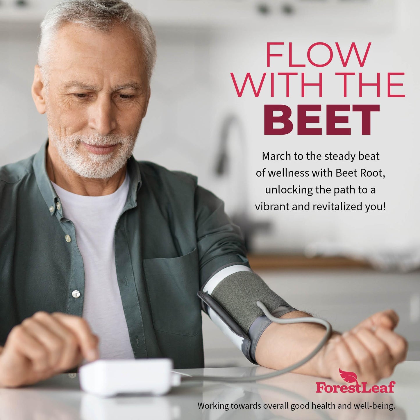 Pre-Order | Arrives in 5–10 Days – ForestLeaf Organic Beet Root Capsules - with Ginger & Grape Seed 16000mg Strength 20:1 Extract, Supports Nitric Oxide Production, Beets Supplements with Organic Non-GMO Beetroot Powder 120 Veggie Caps