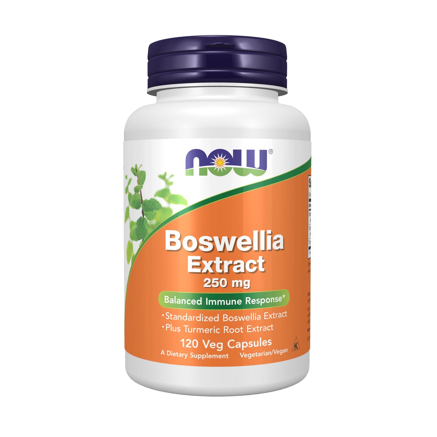 Pre-Order | Arrives in 5–10 Days – NOW Foods Supplements, Boswellia Extract 250 mg, plus Turmeric Root Extract, 120 Veg Capsules