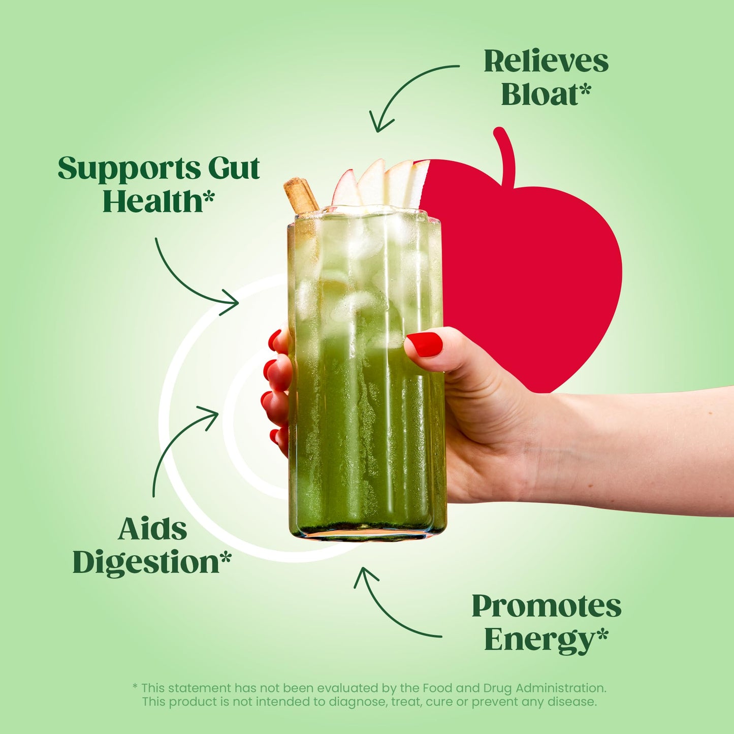 Pre-Order | Arrives in 5–10 Days – 
Bloom Nutrition Superfood Greens Powder, Digestive Enzymes with Probiotics and Prebiotics, Gut Health, Bloating Relief for Women, Chlorella, Green Juice Mix with Beet Root Powder, 25 SVG, Apple Cider