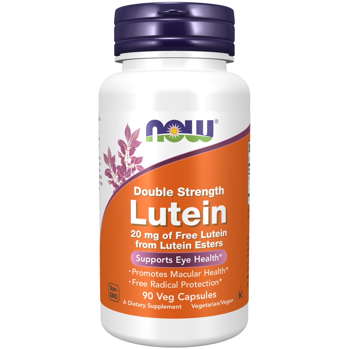 Pre-Order | Arrives in 5–10 Days – NOW Foods Supplements, Lutein 20 mg with 20 mg of Free Lutein from Lutein Esters, 90 Veg Capsules