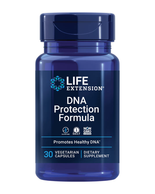 Pre-Order | Arrives in 5–10 Days – Life Extension DNA Protection Formula, DNA Health Support, Nutrition Focused, antioxidants, Hops, Watercress, chlorophyllin, zinc, Once-Daily, Gluten-Free, Non-GMO, 60 softgels