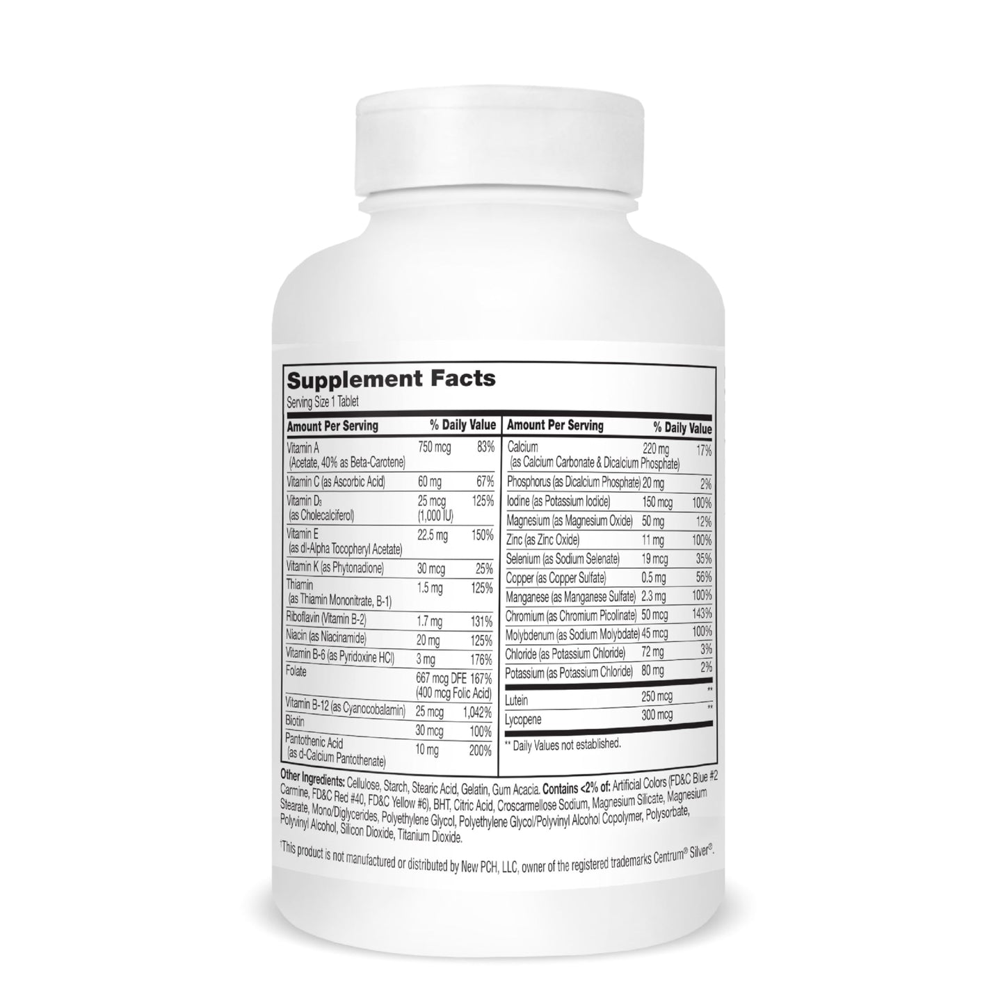 Pre-Order | Arrives in 5–10 Days – 21st Century Sentry Senior Tablets, 265 Count