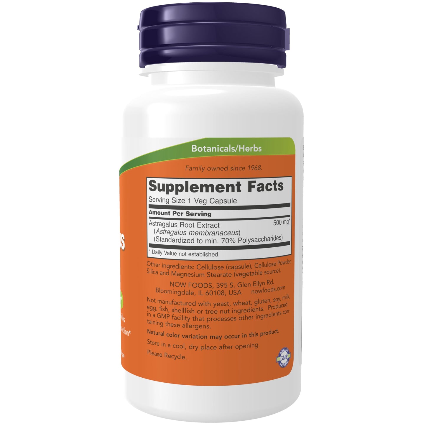 Pre-Order | Arrives in 5–10 Days – NOW Foods Immune Support Supplements, Astragalus Extract 500 mg (Standardized to 70% Polysaccharides), 90 Veg Capsules