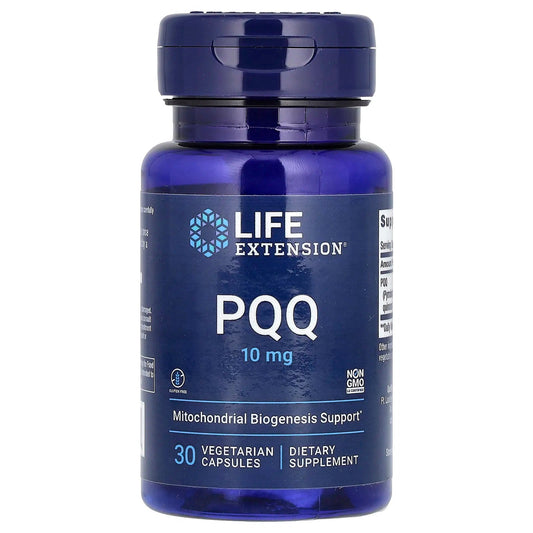 Pre-Order | Arrives in 5–10 Days – Life Extension
PQQ Caps, 10 mg, 30 Vegetarian Capsules