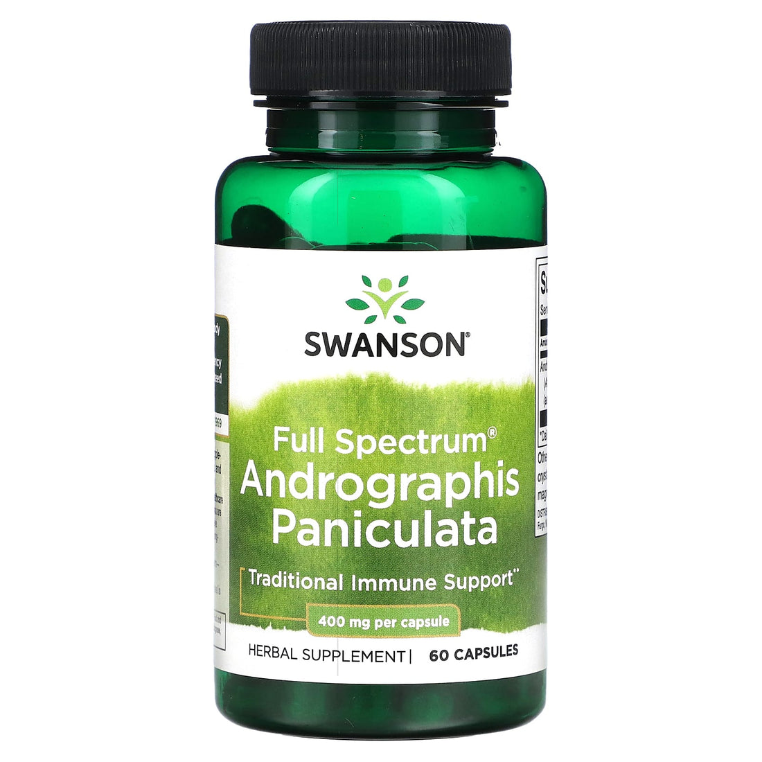 Swanson Full Spectrum Andrographis Paniculata 400 mg – 60 Capsules ...
