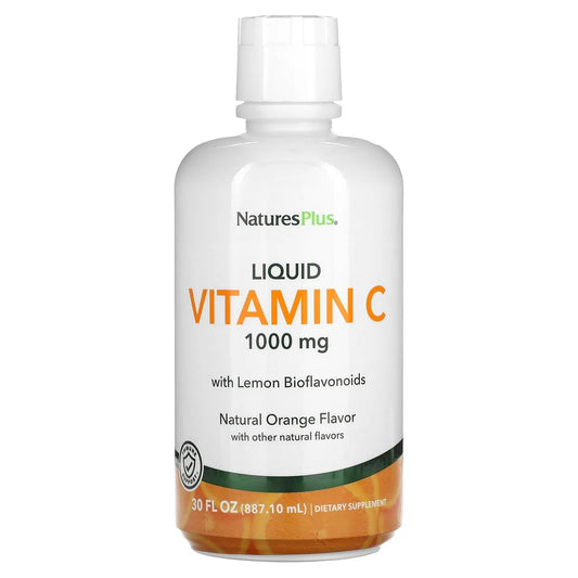 Pre-Order | Arrives in 5–10 Days – NaturesPlus
Liquid Vitamin C, Natural Orange, 1,000 mg, 30 fl oz (887.10 ml)