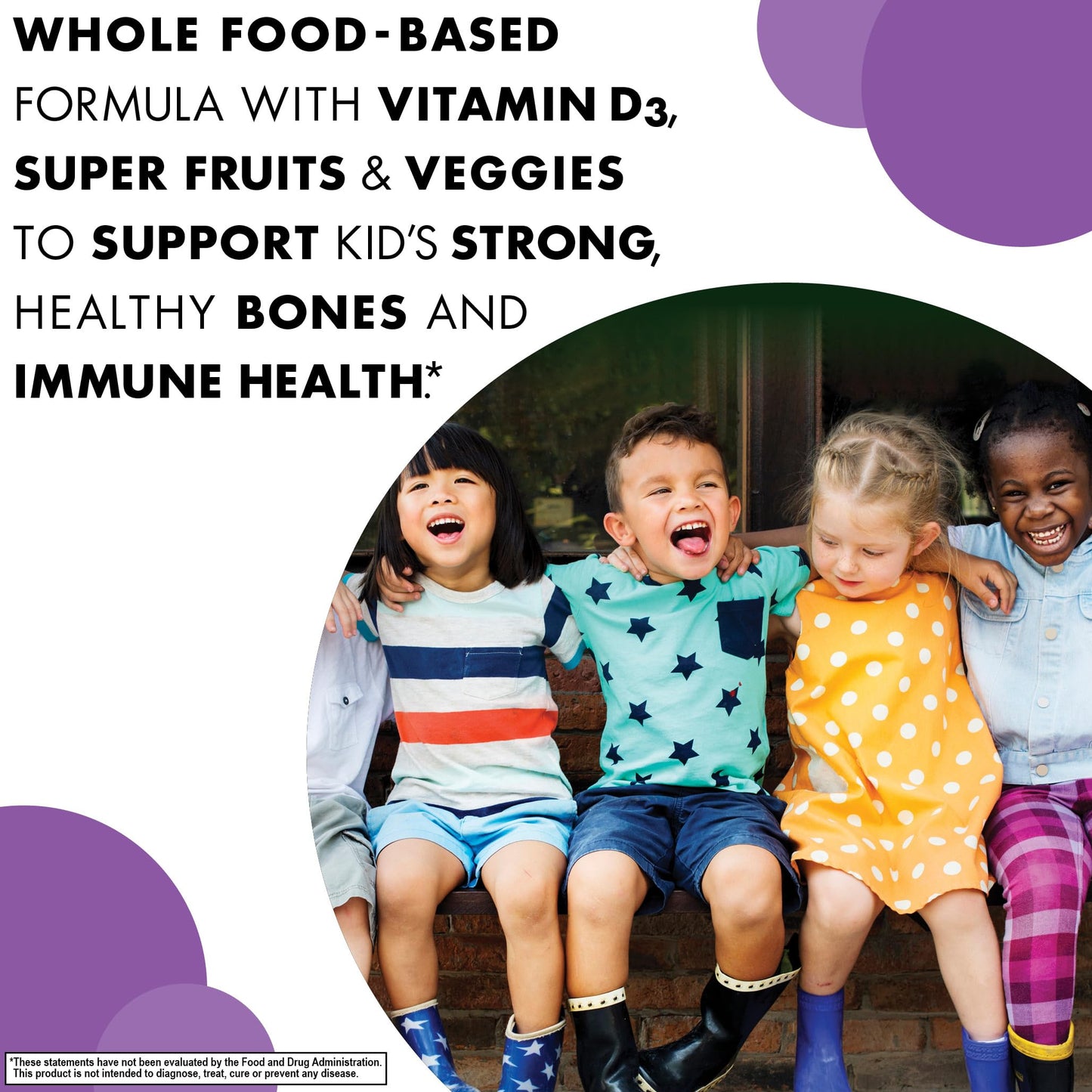 Pre-Order | Arrives in 5–10 Days – Bluebonnet Nutrition Rainforest Animalz Vitamin D3 400 IU Chewable Tablet, Soy, Dairy & Gluten-Free, Non-GMO, Kosher Certified, Vegetarian Friendly, Natural Mixed Berry Flavor, 90 Count