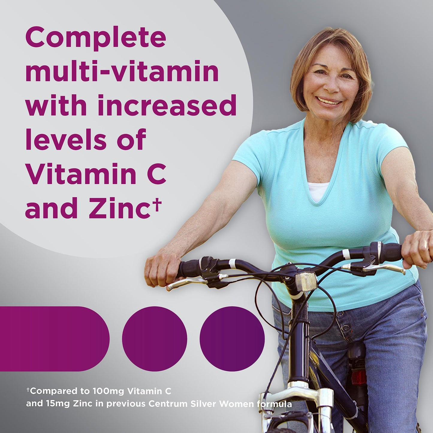 Pre-Order | Arrives in 5–10 Days – 
Centrum Silver Women's Multivitamin for Women 50 Plus, Multivitamin/Multimineral Supplement with Vitamin D3, B Vitamins, Non-GMO Ingredients, Supports Memory and Cognition in Older Adults - 100 Ct