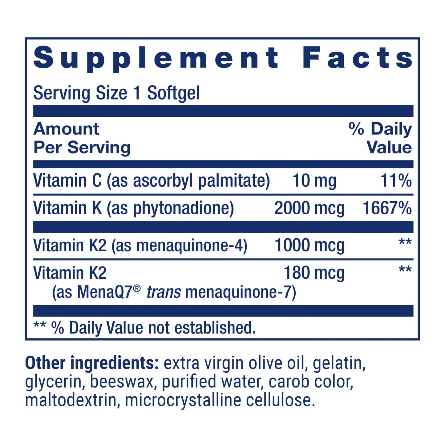 Pre-Order | Arrives in 5–10 Days – Life Extension Super K, vitamin K1, vitamin K2 mk-7, vitamin K2 mk-4, vitamin C, bone/heart/arterial health, 3-month supply, Gluten-Free, 1 Daily, Non-GMO, 90 softgels