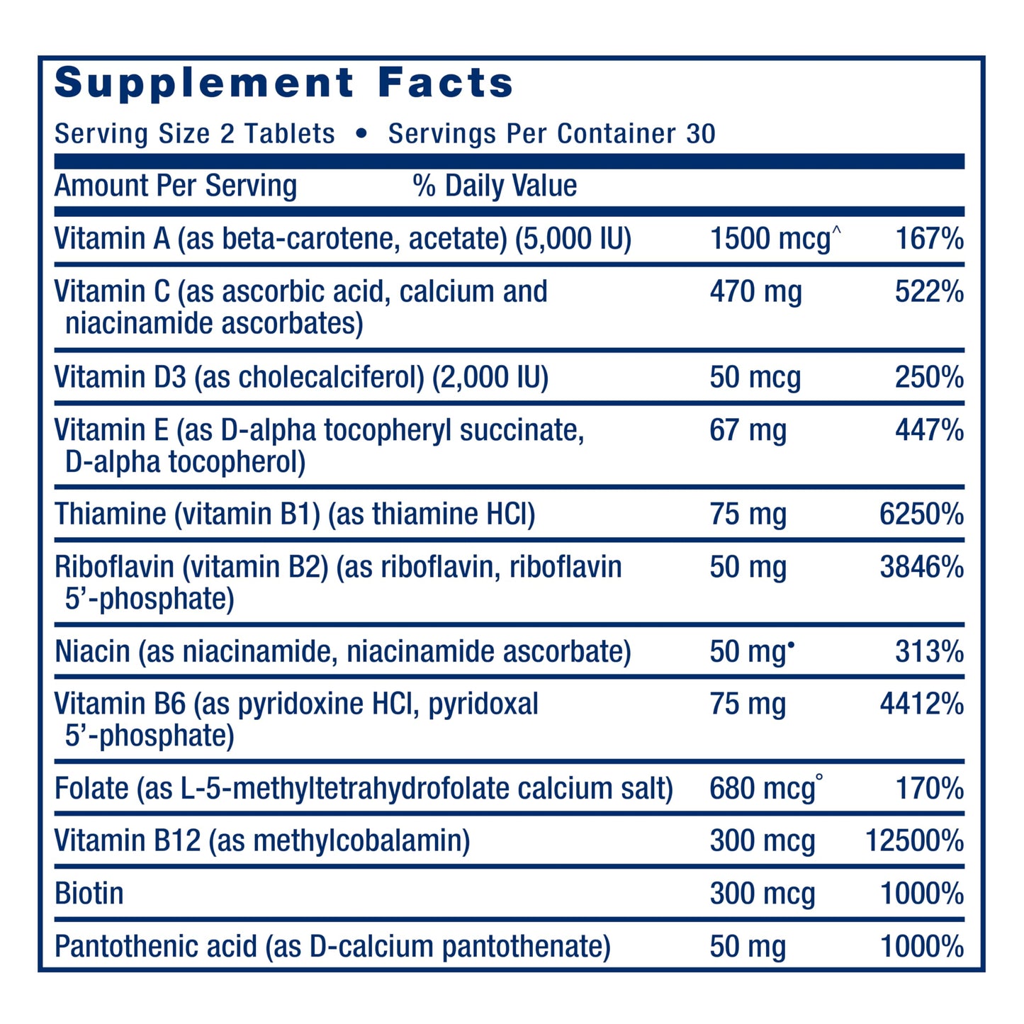 Pre-Order | Arrives in 5–10 Days – Life Extension Two-Per-Day Multivitamin – Daily Dose of Vitamins & Minerals for Men and Women - Complete Essential Vitamin Supplement for Energy, Health – Gluten-Free – Non-GMO – 60 Tablets