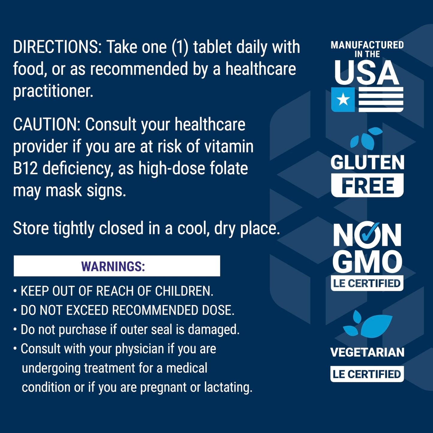 Pre-Order | Arrives in 5–10 Days – Life Extension Optimized Folate – L-methylfolate – Heart & Brain Support, Healthy Homocysteine Levels – Non-GMO, Gluten-Free, Vegetarian – 1700 mcg DFE, 100 Vegetarian Tablets