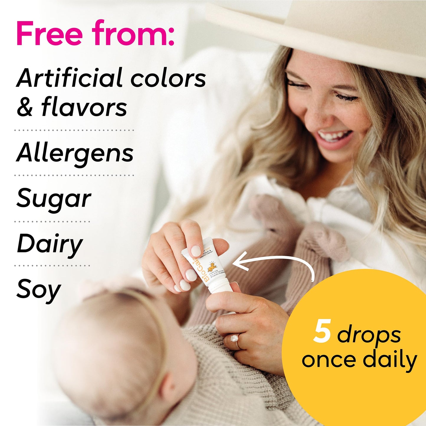 Pre-Order | Arrives in 5–10 Days – BioGaia Protectis Baby Probiotic Drops | Baby Essentials for Colic & Gas Relief | Safe for Newborns | Ease Crying, Fussing, Colic, Gas, Spit-ups & Constipation | No Dairy, Soy & Gluten | 5mL