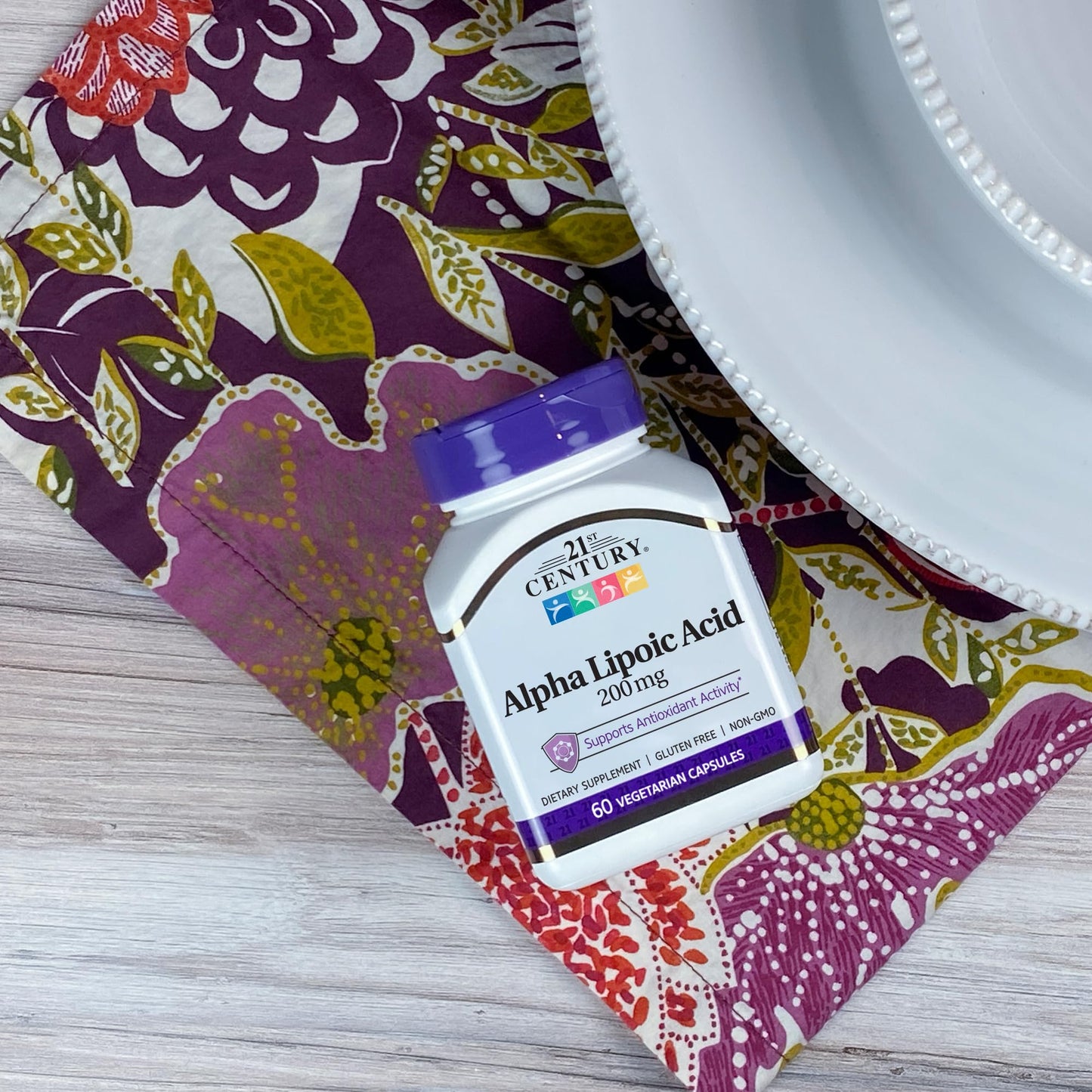 Pre-Order | Arrives in 5–10 Days – 21st Century Healthcare Alpha Lipoic Acid 200 mg, 60 Count Vegetarian Capsules