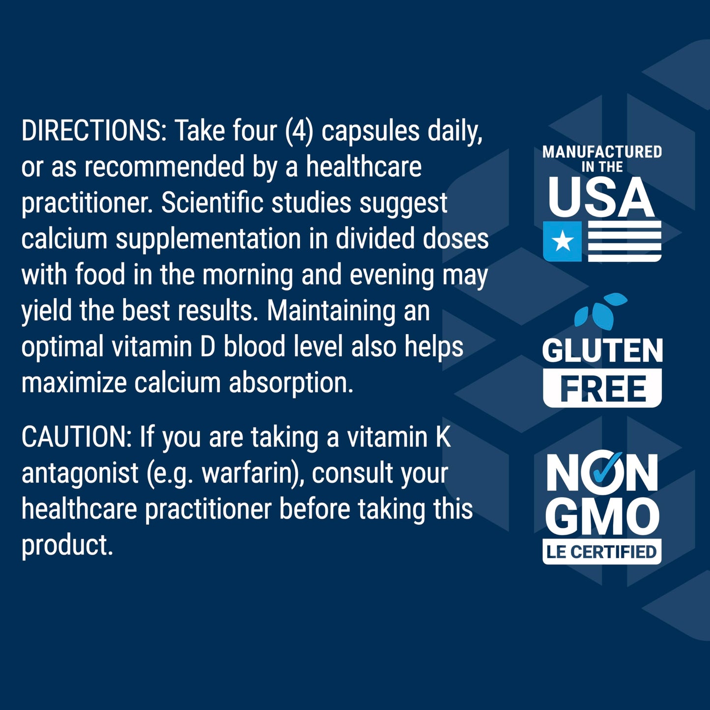 Pre-Order | Arrives in 5–10 Days – Life Extension Bone Restore Elite Calcium Supplement with Super Potent K2, Calcium, Vitamin D3, Magnesium, Boron, zinc, Vitamin K2, for Bone Health, Gluten-Free, Non-GMO, 120 Capsules