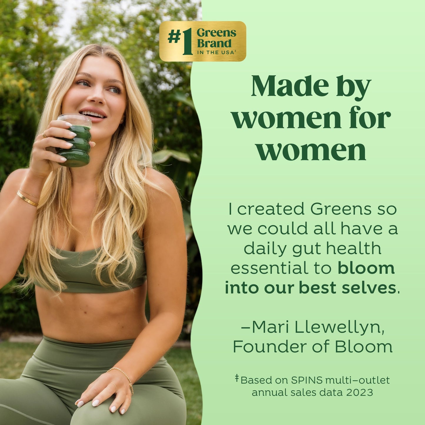 Pre-Order | Arrives in 5–10 Days – 
Bloom Nutrition Superfood Greens Powder, Digestive Enzymes with Probiotics and Prebiotics, Gut Health, Bloating Relief for Women, Chlorella, Green Juice Mix with Beet Root, 25 SVG, Spiced Cranberry