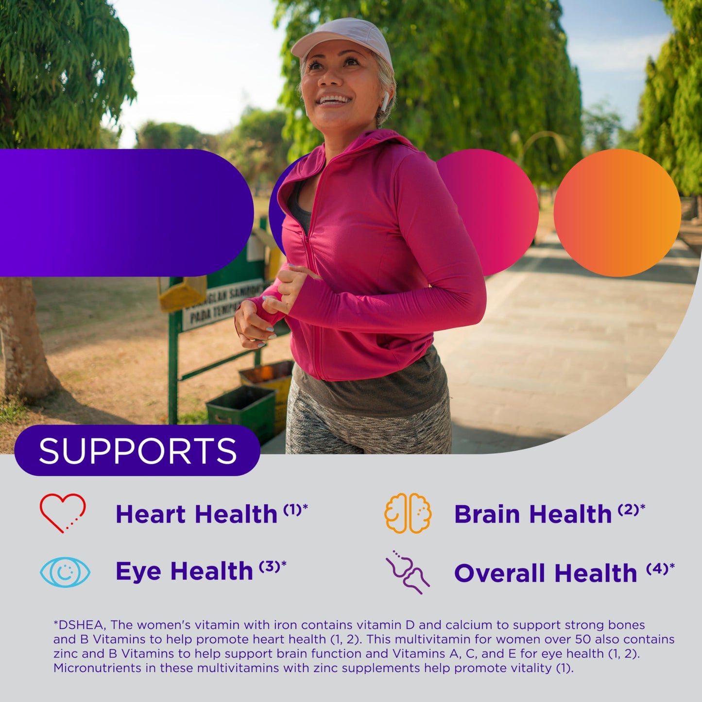 Pre-Order | Arrives in 5–10 Days – Centrum Silver Women's Multivitamin for Women 50 Plus, Multivitamin/Multimineral Supplement with Vitamin D3, B Vitamins, Non-GMO Ingredients, Supports Memory and Cognition in Older Adults - 200 Ct