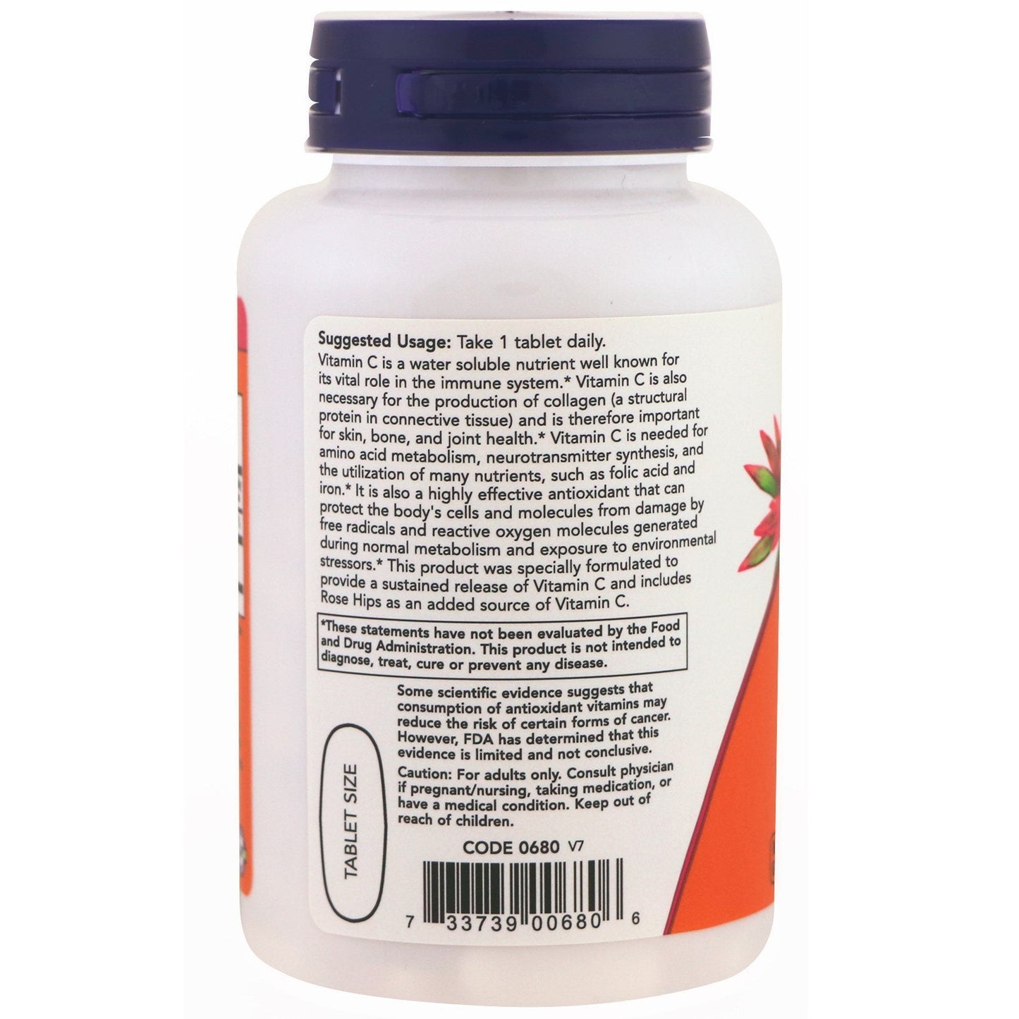 Pre-Order | Arrives in 5–10 Days – Now Foods Vitamin C-1000 Sustained Release - 100 Tablets