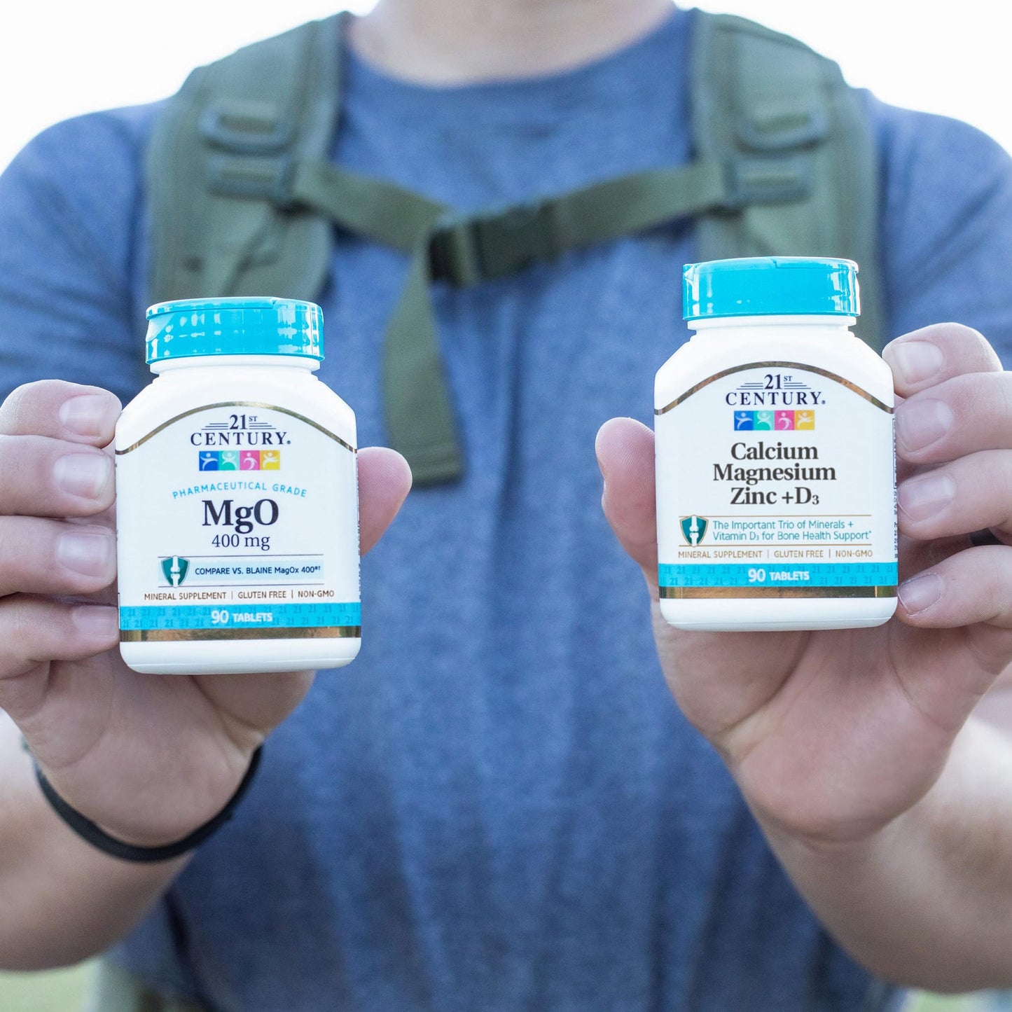 Pre-Order | Arrives in 5–10 Days – 21st Century Cal Mag Zinc +D Tablets, 90 Count