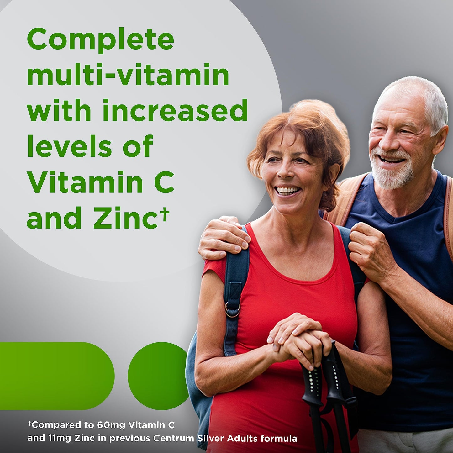 Pre-Order | Arrives in 5–10 Days – Centrum Silver Multivitamin for Adults 50 Plus, Multivitamin/Multimineral Supplement, Vitamin D3, B Vitamins, Gluten Free, Non-GMO Ingredients, Supports Memory and Cognition in Older Adults - 220 Ct