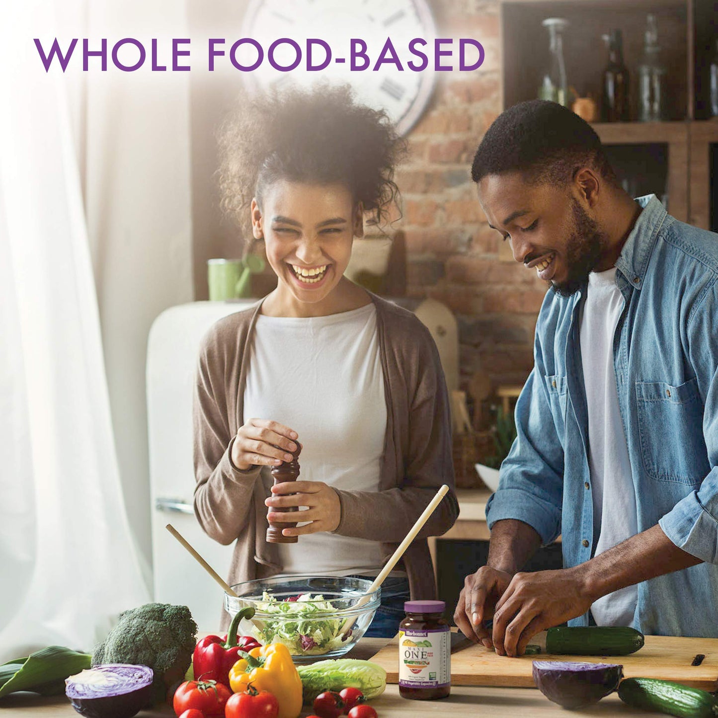 Pre-Order | Arrives in 5–10 Days – Bluebonnet Nutrition Maxi One (with Iron), Whole Food Multiple, Enzymes, Energy, Vitality, Gluten-Free, Kosher, Dairy-Free, Vegetarian Friendly, Soy-Free, Non-GMO, 90 Vegetable Capsule, 3 Month Supply, Beige