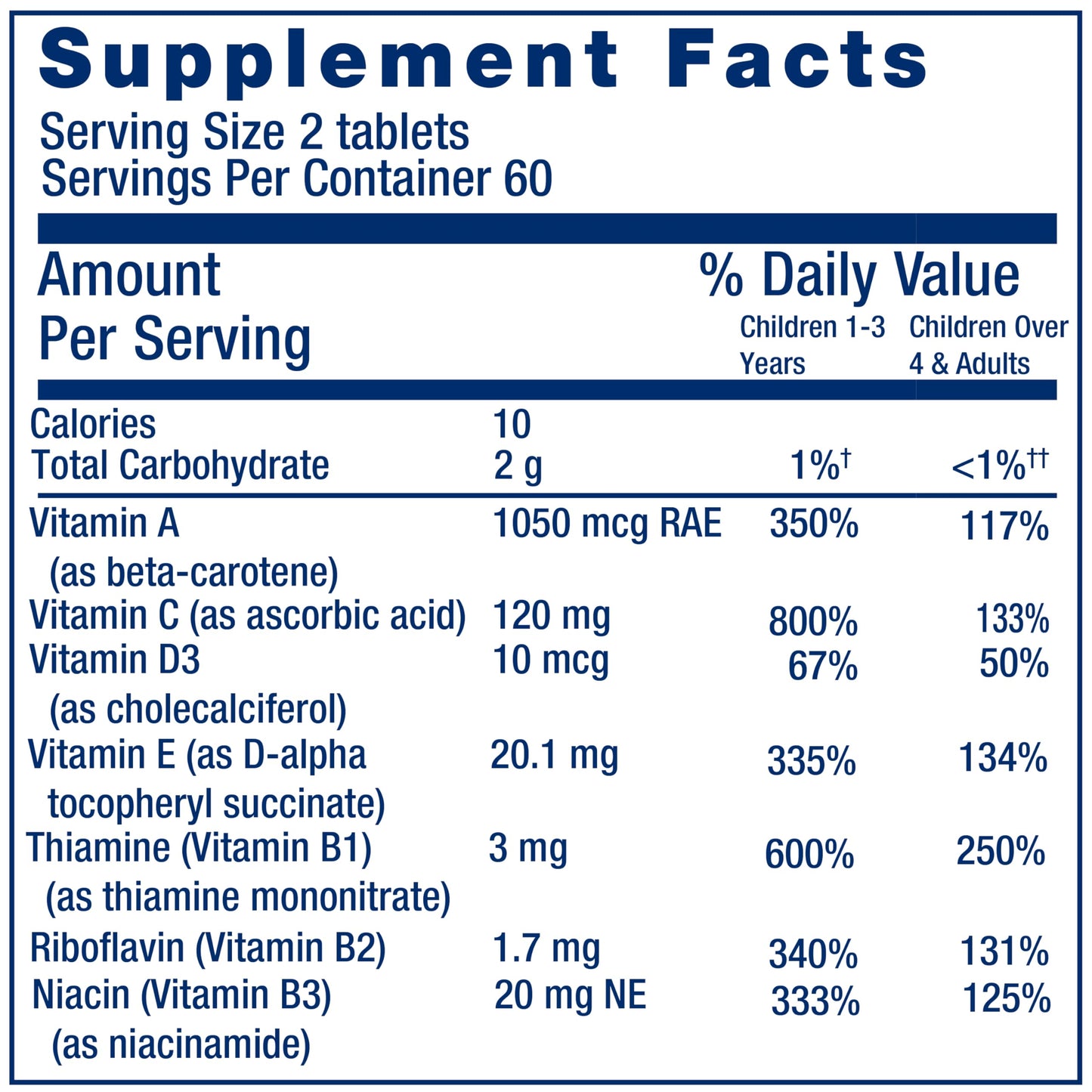 Pre-Order | Arrives in 5–10 Days – Life Extension Children's Formula Mix™, multivitamin for Kids, 18 Essential Vitamins and Minerals, Berry Flavored with no Added Sucrose, Gluten-Free, Non-GMO, 120 chewable Tablets