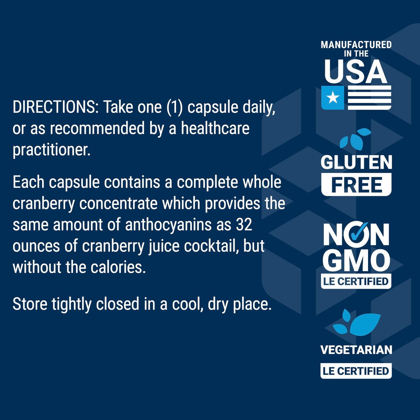 Pre-Order | Arrives in 5–10 Days – Life Extension Cran-Max®, 500 mg, Cranberry Whole Fruit Concentrate, Promotes Urinary Tract Health with Powerful antioxidants, Gluten-Free, Vegetarian, Non-GMO, 60 Capsules