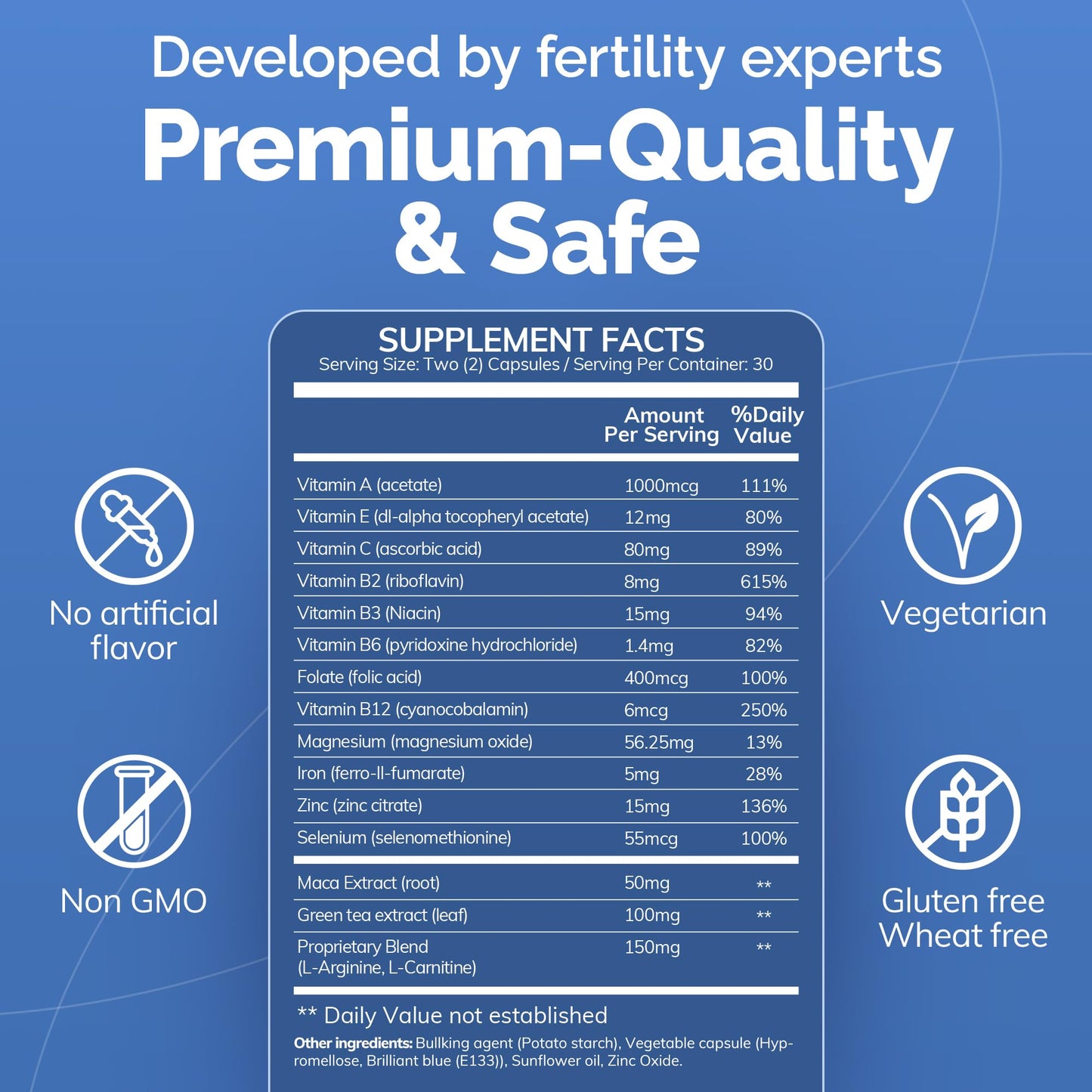 Pre-Order | Arrives in 5–10 Days – CONCEIVE PLUS Men's Fertility Support | Male Fertility Supplement for Healthy Sperm, Daily Multivitamin for Men with Vitamin C, Vitamin E, Selenium, Zinc, 30 Days
