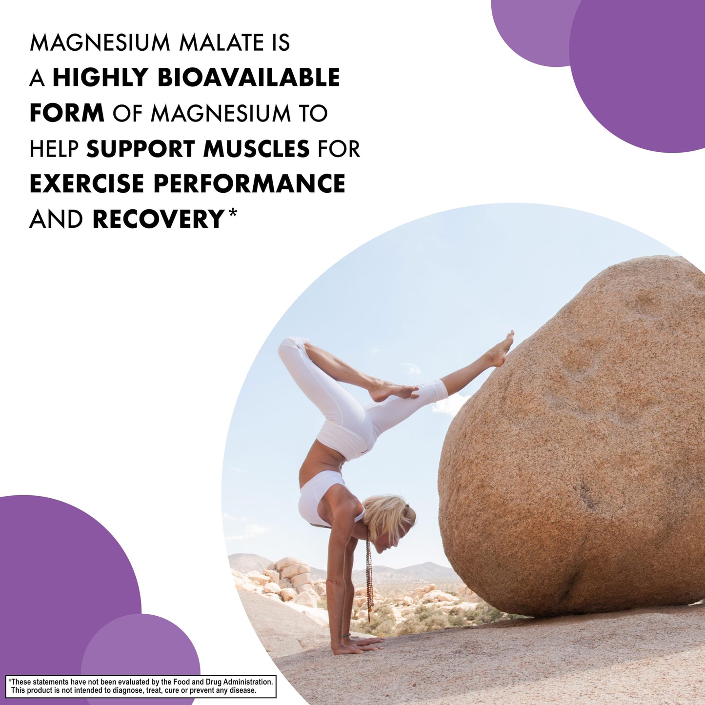 Pre-Order | Arrives in 5–10 Days – Bluebonnet Nutrition Magnesium Malate Vegetable Capsules - Supports Energy, Muscle & Joint Health - Non-GMO, Vegan, Kosher Certified, Gluten-Free, 90 Count
