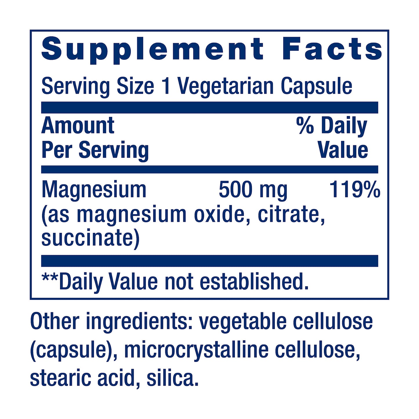 Pre-Order | Arrives in 5–10 Days – Life Extension Magnesium Caps, 500 mg, Magnesium Oxide, Citrate, and Succinate, Heart Health, Healthy Bones, Metabolism Support, 100 Vegetarian Capsules
