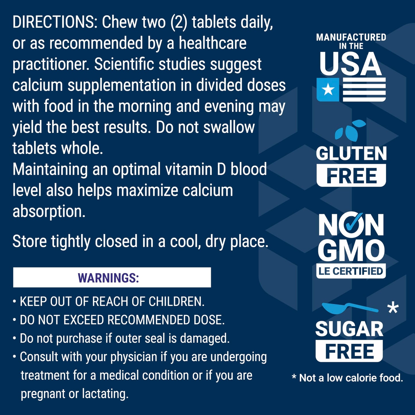 Pre-Order | Arrives in 5–10 Days – Life Extension Bone Restore Calcium Supplement Chewable Tablets, Bone Health Supplement, Calcium, Vitamin D, Minerals, Gluten Free, Non-GMO, 60 Tablets