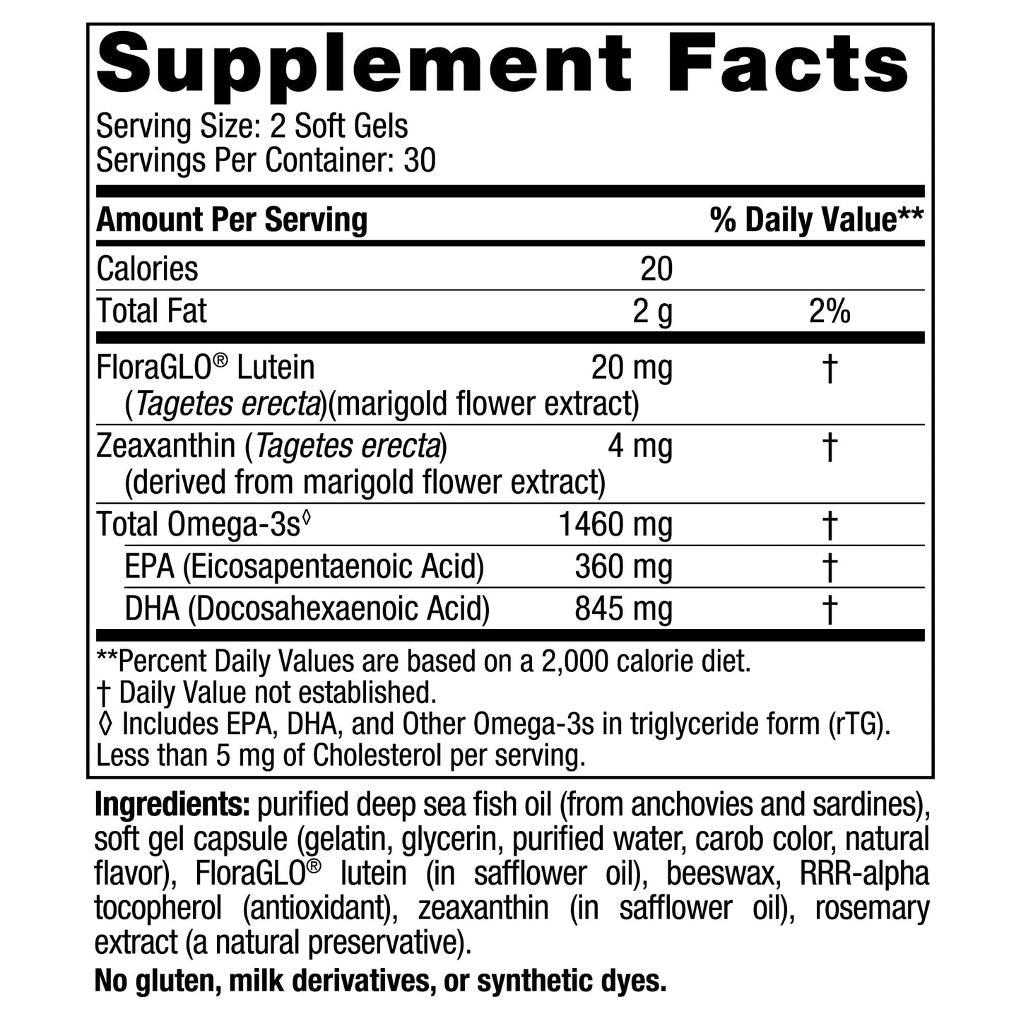 Pre-Order | Arrives in 5–10 Days – Nordic Naturals Omega Vision, Lemon - 60 Soft Gels - with Zeaxanthin and FloraGLO Lutein, for Healthy Eyes and Vision - 30 Servings