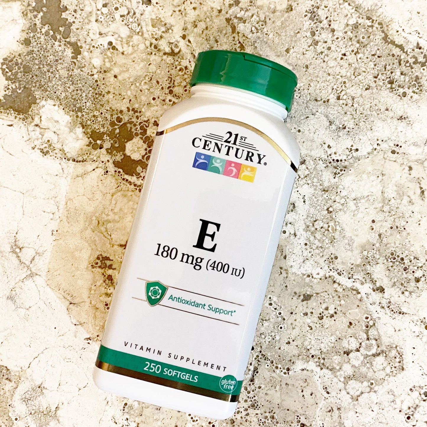 Pre-Order | Arrives in 5–10 Days – 21st Century E 400 I.U. (Dl-Alpha) Softgels, 250-Count