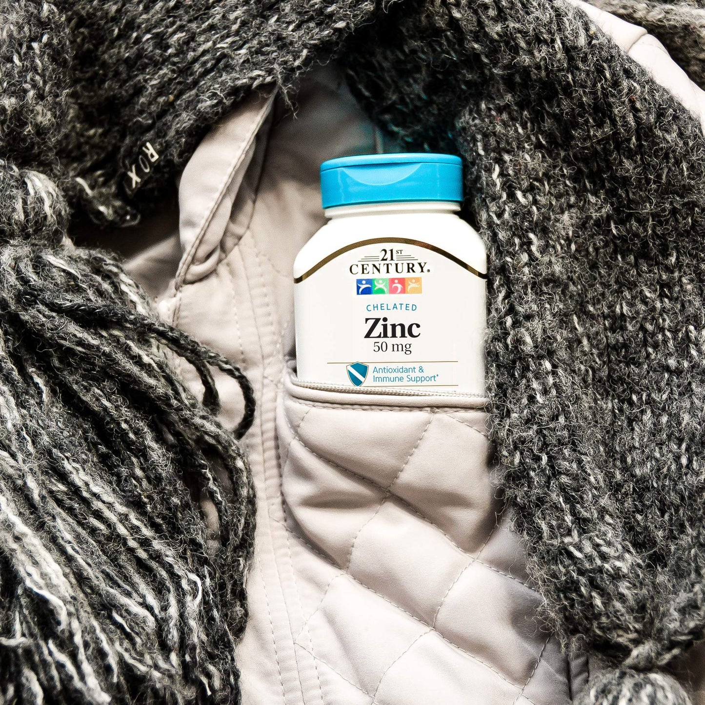 Pre-Order | Arrives in 5–10 Days – 21st Century Zinc 50 Mg (Chelated) Tablets, 110 Count (Pack of 1)