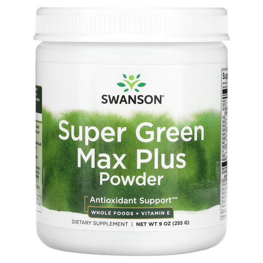 Pre-Order | Arrives in 5–10 Days – Swanson
Super Green Max Plus Powder, 9 oz (255 g)