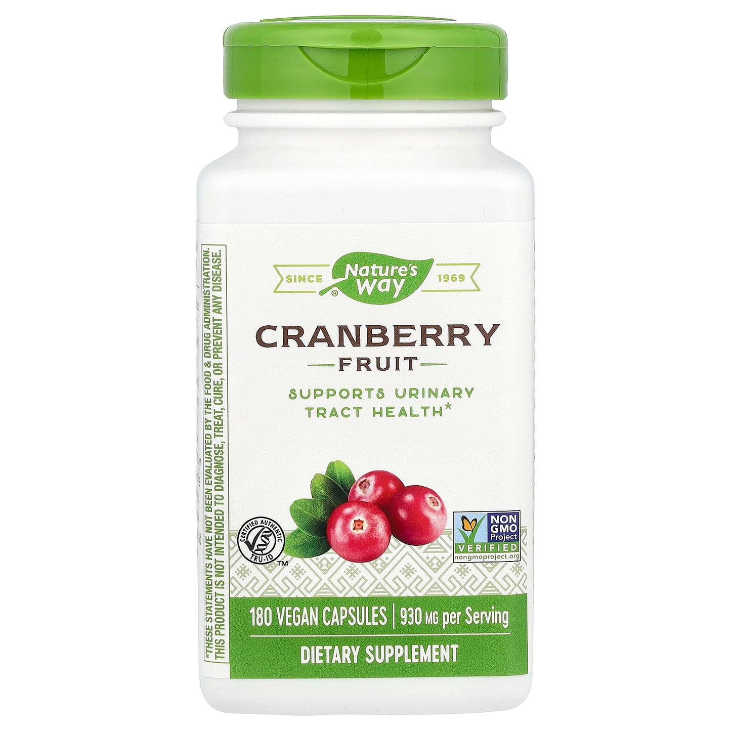 Pre-Order | Arrives in 5–10 Days – Nature's Way
Cranberry Fruit, 930 mg, 180 Vegan Capsules (465 mg Per Capsule)