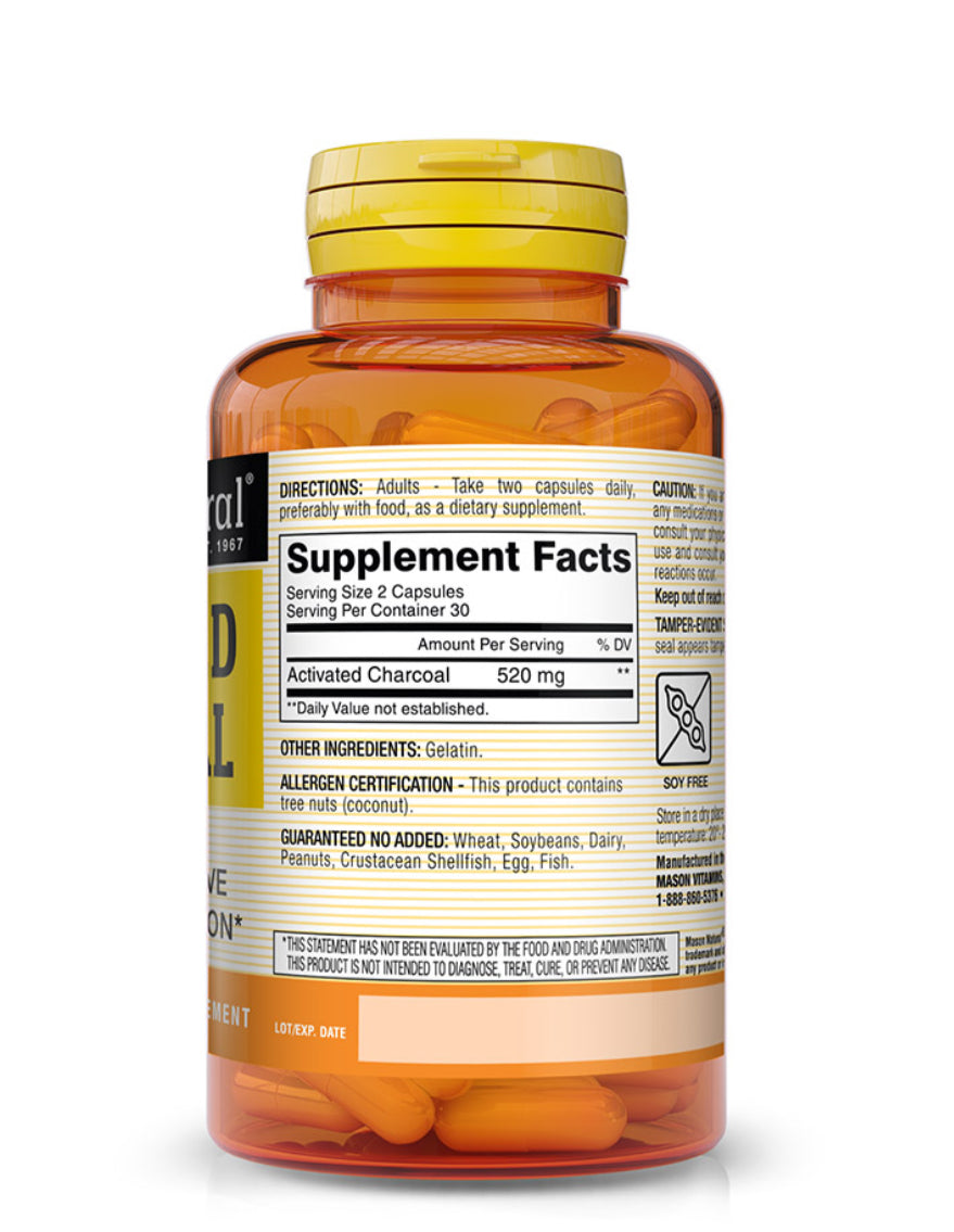 MASON NATURAL ACTIVATED CHARCOAL