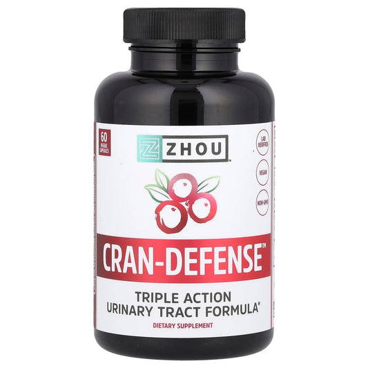 Pre-Order | Arrives in 5–10 Days – Zhou Nutrition
Cran-Defense™, 60 Veggie Capsules