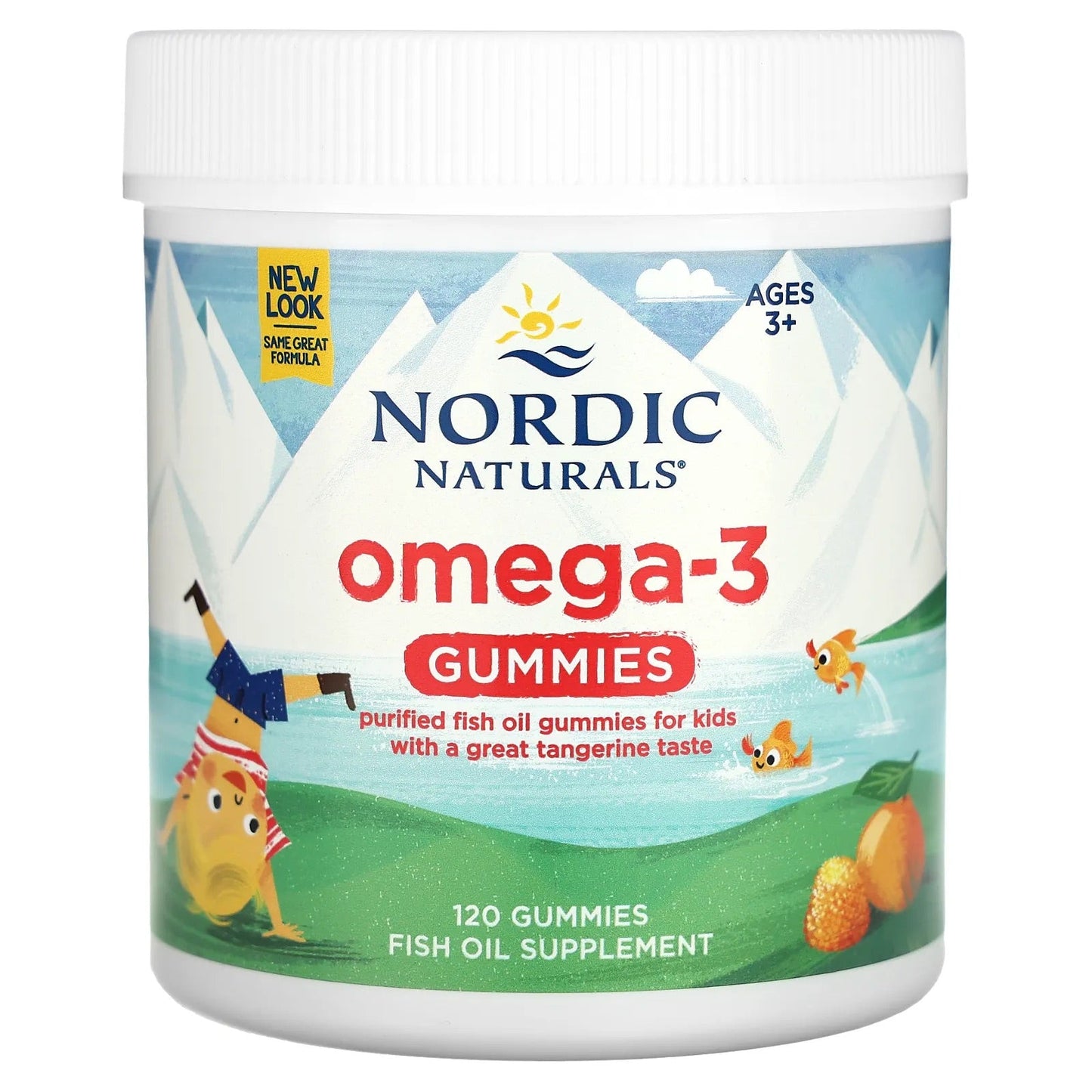 Pre-Order | Arrives in 5–10 Days – Nordic Naturals
Omega-3 Gummies, Ages 3+, Tangerine, 120 Gummies